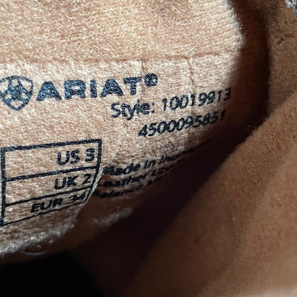 Ariat: Youth Patriot Leather Western Boots Size 3 main image 6